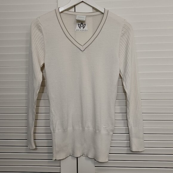 Nike Sweater Wool Blend Long Sleeve Activewear Golf Size Small - Picture 1 of 9